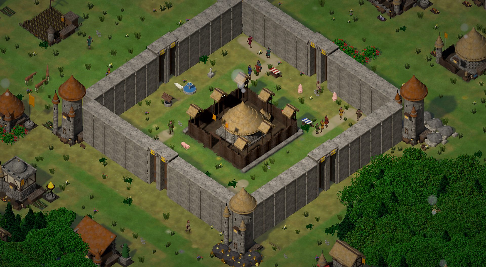 Burgstadt in Regnoria Kingdom